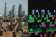 London skyline and video editing